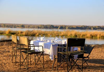 Lunch on the Banks of the Zambezi